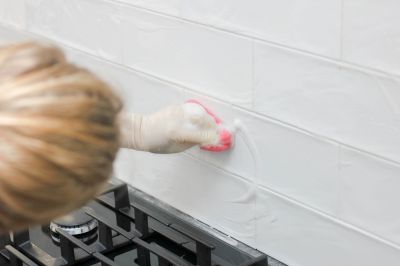 Tile Cleaning Process